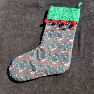 Handmade Space your face Grateful Dead Chrismas stocking